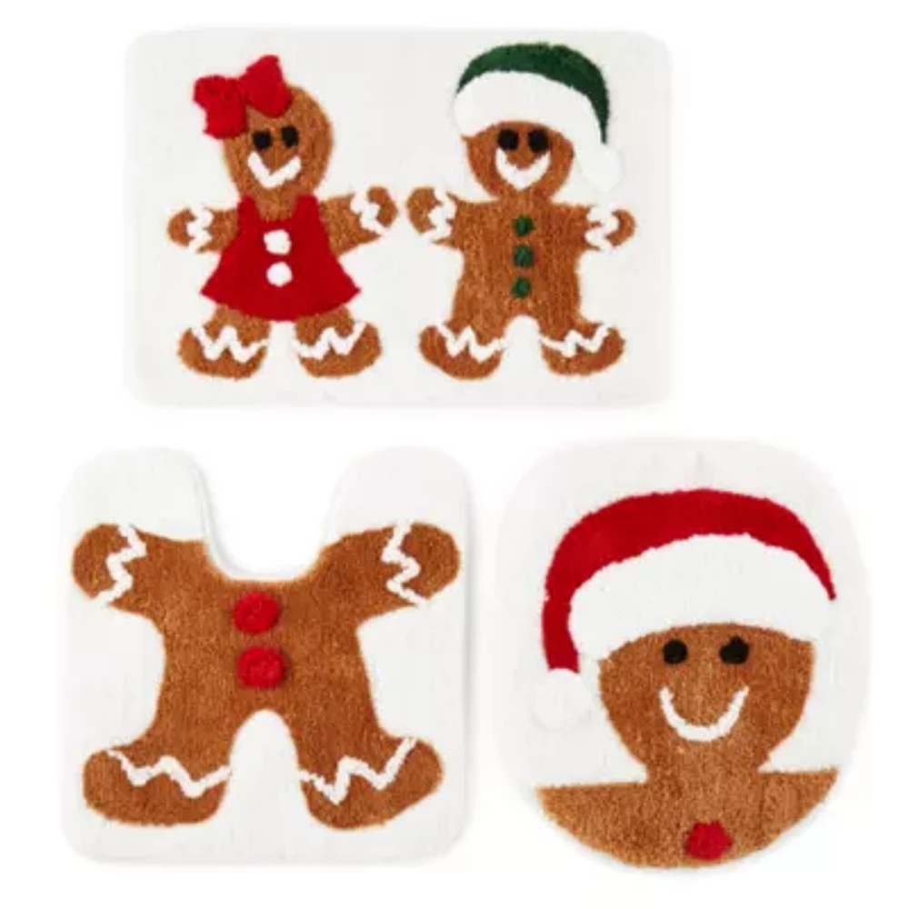 Avanti Gingerbread 3-pc. Bath Rug Set