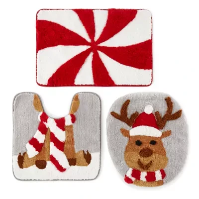 Avanti Reindeer 3-pc. Bath Rug Set