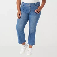 Gloria Vanderbilt-Plus Womens High Rise Bootcut Jean