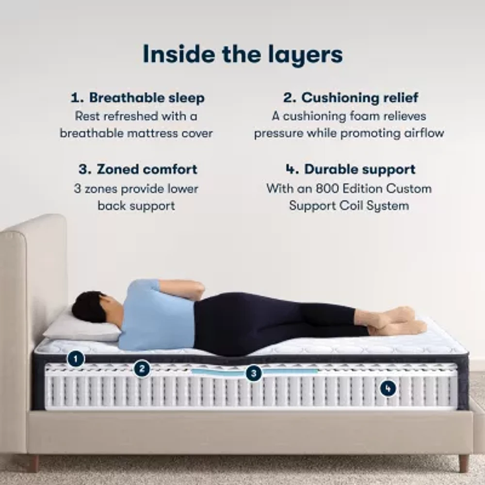 Serta Classic™ Andria 12.5" Firm Tight Top - Mattress + Box Spring