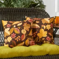 Greendale Home Fashions Square Outdoor Accent Pillows - Set of 2