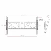 Tilting 70" and Up TV Wall Mount