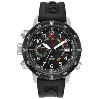 Citizen Promaster Altichron Mens Black Strap Watch Bn5058-07e