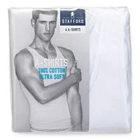 Stafford Ultra Soft Mens 4 Pack Tank