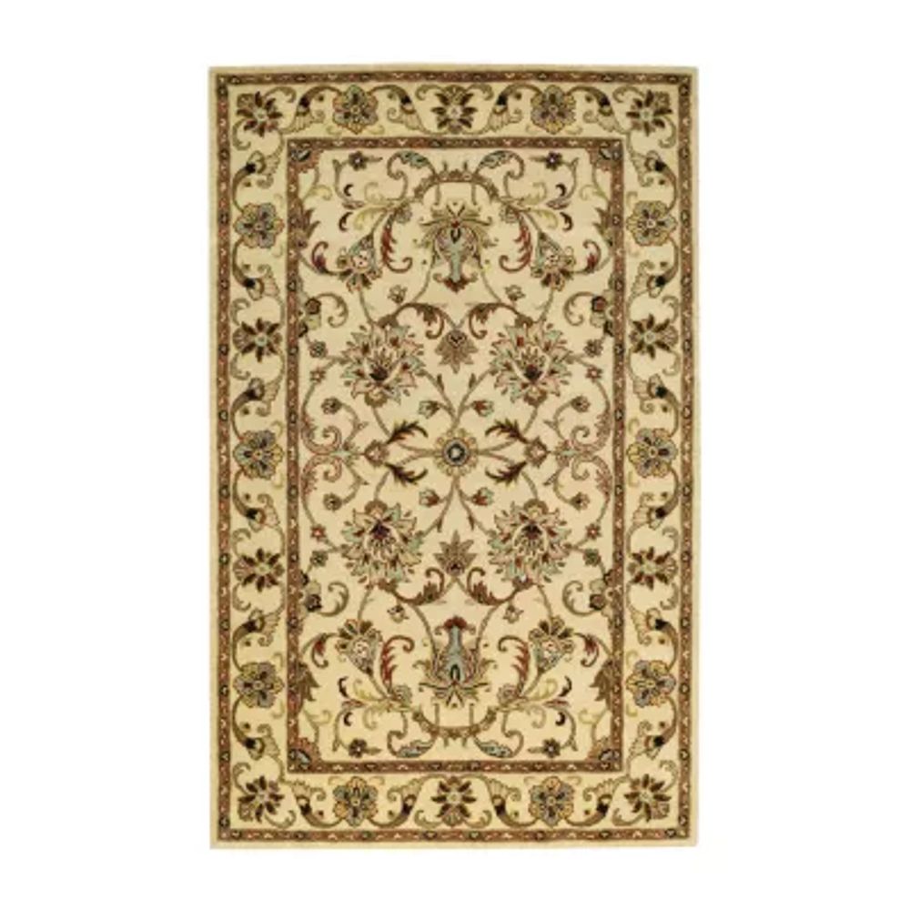 Capel Inc. Guilded Floral Hand Tufted Indoor 30"x42" Rectangular Accent Rug