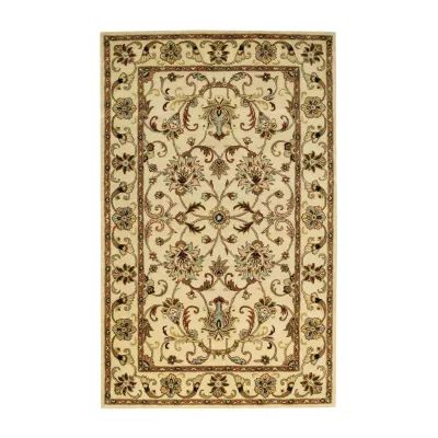 Capel Inc. Guilded Floral Hand Tufted Indoor 30"x42" Rectangular Accent Rug