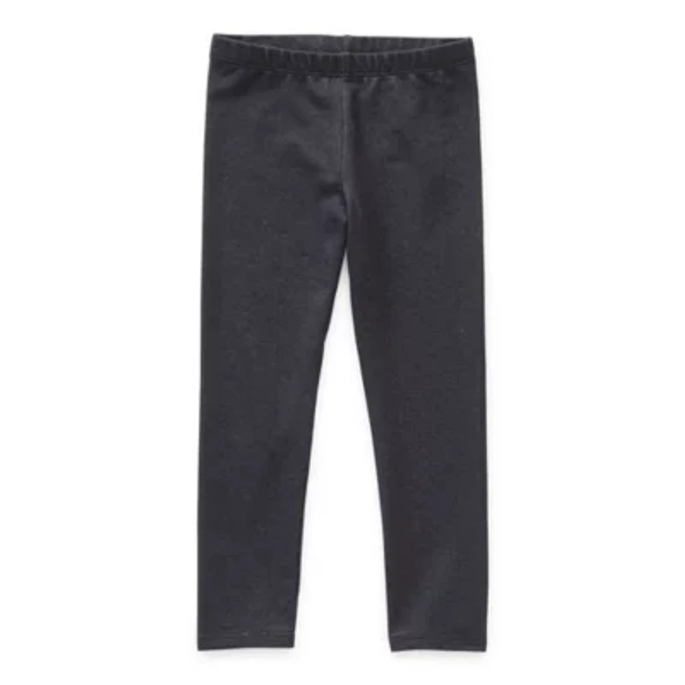Okie Dokie Toddler Girls Full Length Cotton Leggings