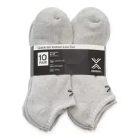 Xersion Quick-Dri 10 Pair Low Cut Socks Mens