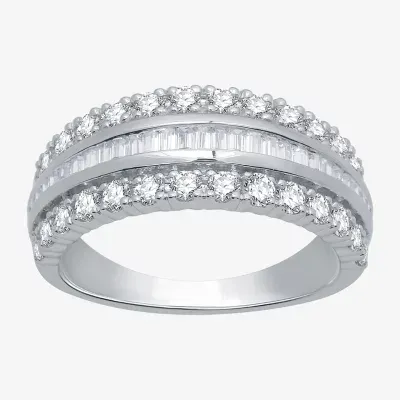 I Said Yes (H-I / I1) 1 CT. T.W. Lab Grown White Diamond Sterling Silver Anniversary Band