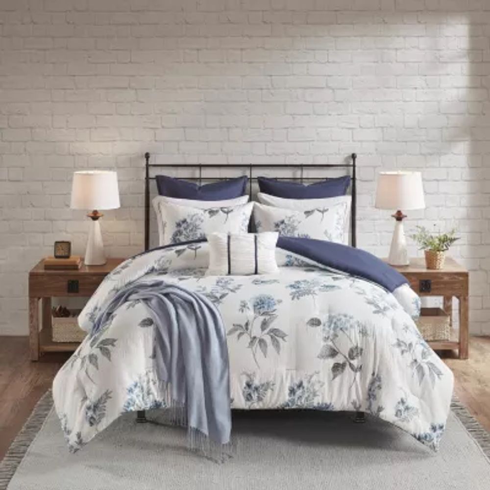 Madison Park Monah 7-pc. Floral Midweight Comforter Set