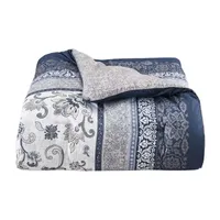 Royal Court Chelsea 4-pc. Floral Midweight Reversible Comforter Set