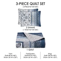 Royal Court Chelsea Floral Quilt Set