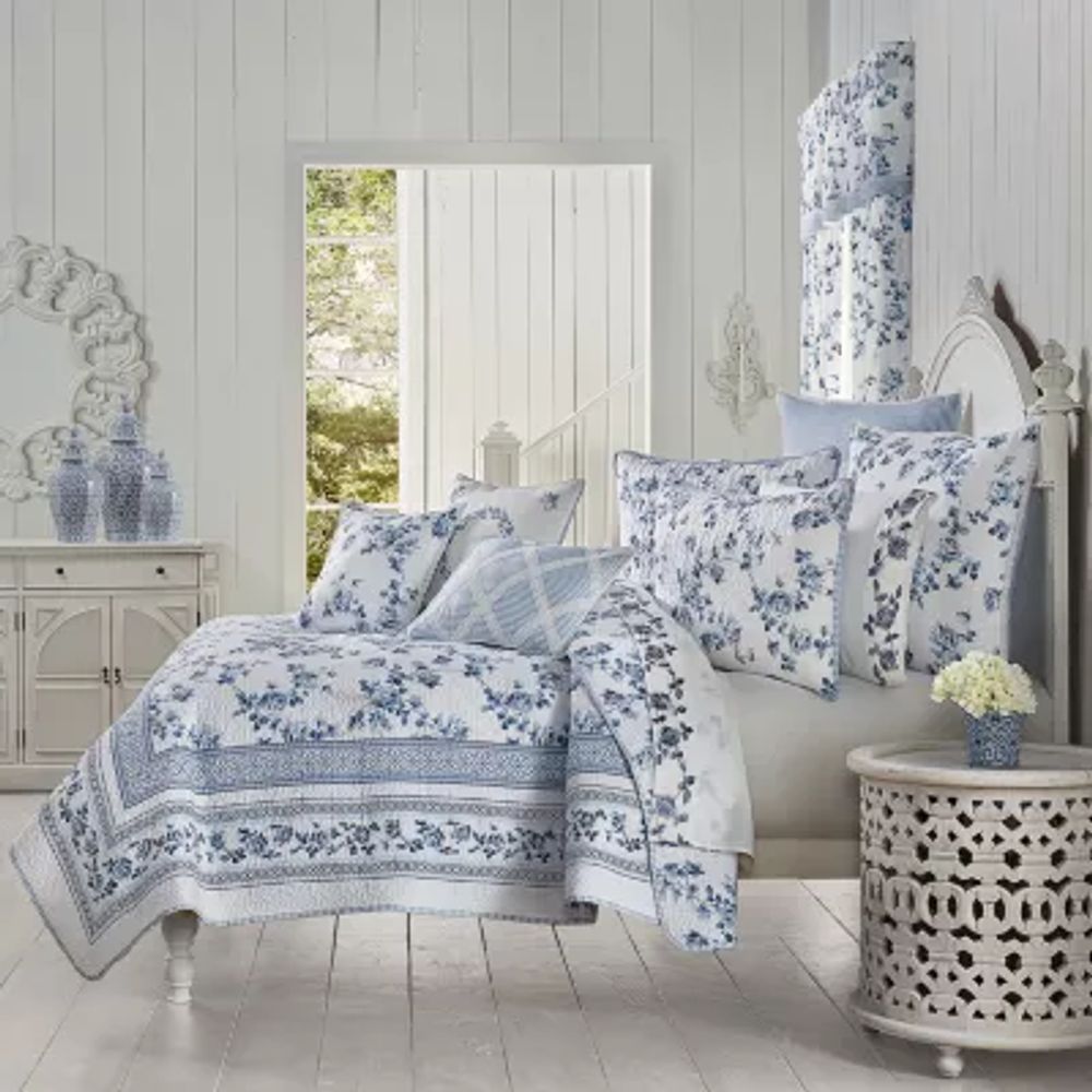 Royal Court Rialto Floral Quilt Set