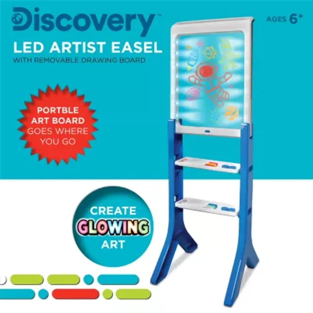 Discovery Kids Toy Floor Standing Light Designer Easel