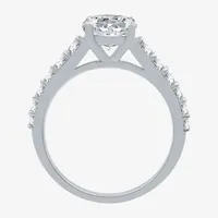 (F / SI2) Signature By Modern Bride Womens 2 1/2 CT. T.W. Lab Grown White Diamond Round Prong Bridal Set 10K Gold