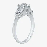 Signature By Modern Bride (H-I / Si1-Si2) Womens 2 1/4 CT. T.W. Lab Grown White Diamond 14K Gold Round 3-Stone Engagement Ring