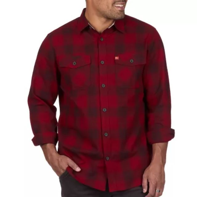 American Outdoorsman Mens Regular Fit Long Sleeve Flannel Shirt - JCPenney