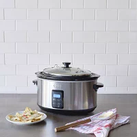 Cooks 5 Quart Programmable Latch and Travel Slow Cooker