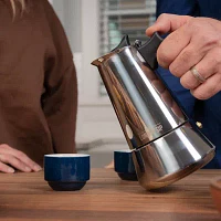 London Sip Stainless Steel Stovetop Espresso 6-Cup Coffee Maker
