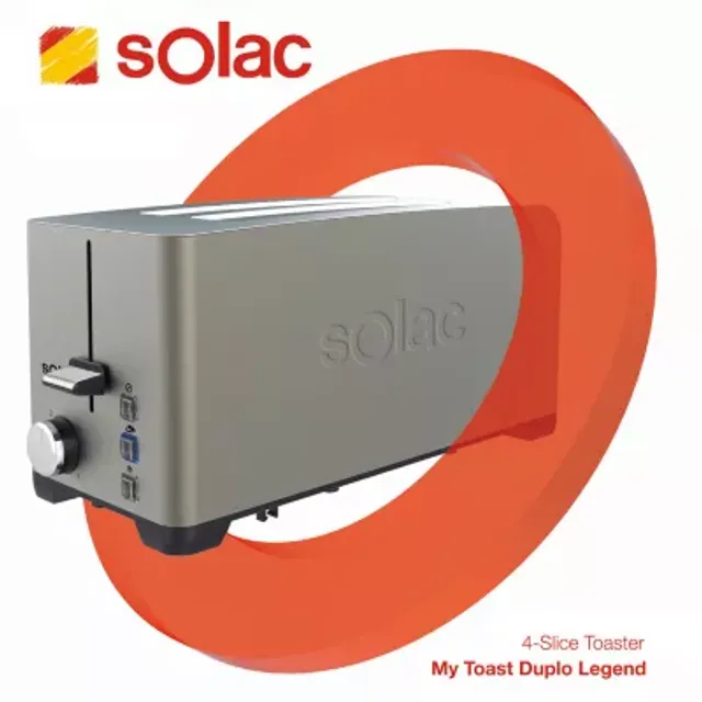 Solac My Toast II Legend 2-Slice Stainless Steel Toaster