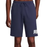 PUMA Big Logo Mens Mid Rise Workout Shorts