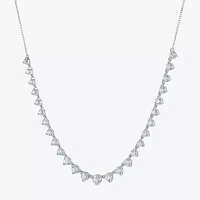 Diamond Addiction (G-H / Si2-I1) Womens 2 CT. T.W. Lab Grown White Diamond 14K Gold Tennis Necklaces