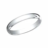 3MM Platinum Wedding Band