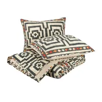 JUNGALOW by Justina Blakeney Hypnotic 3-pc. Reversible Quilt Set