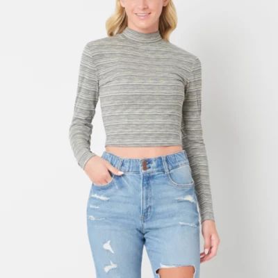 Arizona Long Sleeve Mock Neck Top Juniors