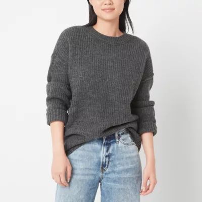 Arizona Juniors Womens Crew Neck Long Sleeve Pullover Sweater | Dulles Town  Center