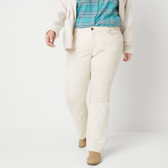 St. John's Bay Womens Mid Rise Bootcut Corduroy Pant - Plus | Hawthorn Mall