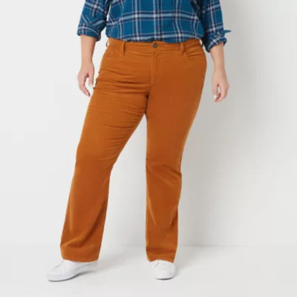 St. John's Bay Womens Mid Rise Bootcut Corduroy Pant - Plus | Dulles Town  Center