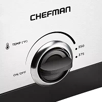 Chefman Sleek stainless steel finish Deep Fryer