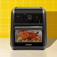 Chefman multifunctional digital Air Fryer + has rotisserie toaster oven