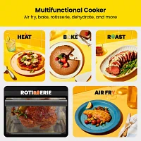 Chefman multifunctional digital Air Fryer + has rotisserie toaster oven