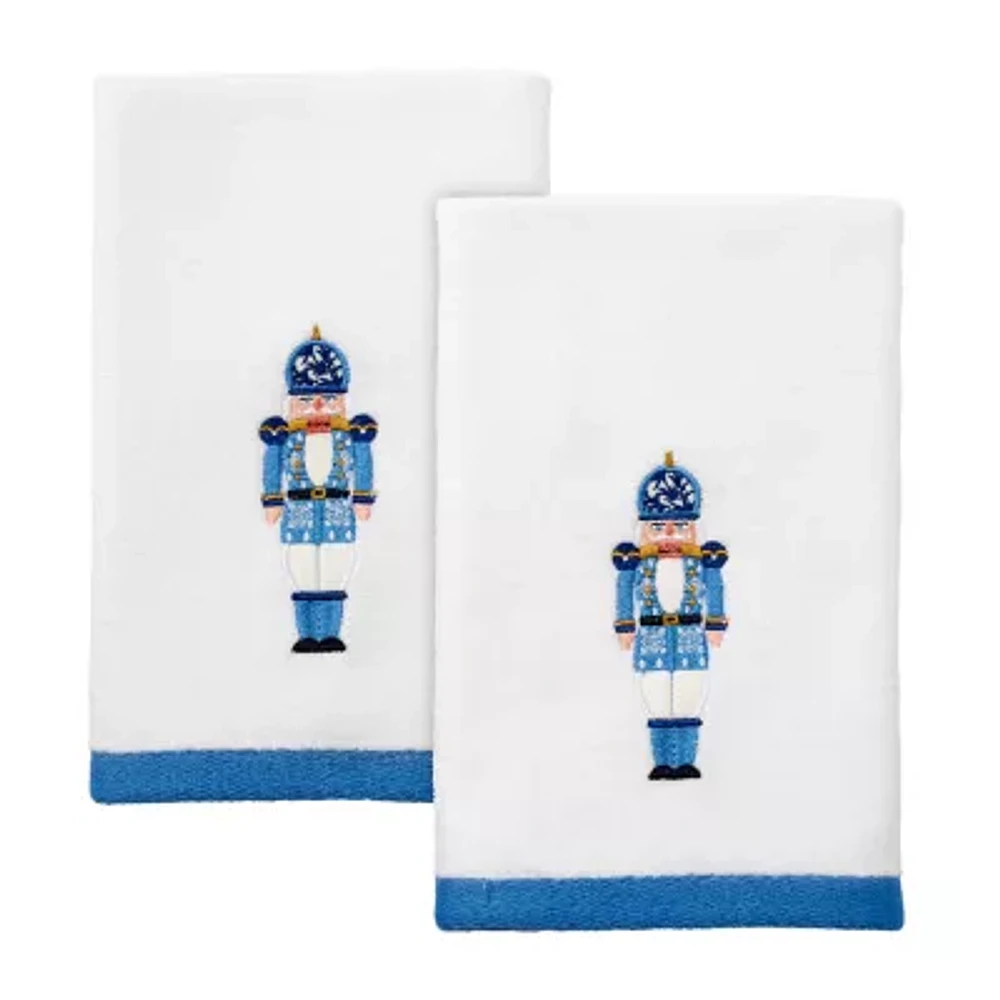 Avanti Nutcracker Trellis 2-pc. Fingertip Towel