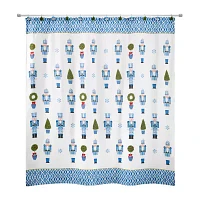 Avanti Nutcracker Trellis Shower Curtain