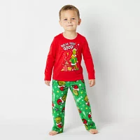 Toddler Unisex Kids Family Dr. Seuss Grinch 2-pc. Christmas Matching Family Pajama Set