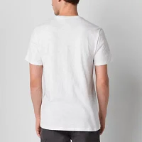 mutual weave Slub Mens Crew Neck Short Sleeve T-Shirt