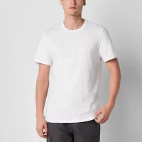 mutual weave Slub Mens Crew Neck Short Sleeve T-Shirt