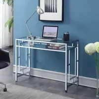 Convenience Concepts Town Square Desk w/Shelf