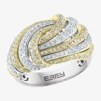 LIMITED QUANTITIES! Effy Final Call Womens /8 CT. T.W. Genuine White Diamond 14K Gold Cocktail Ring