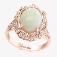 LIMITED QUANTITIES! Effy Final Call  ¼ CT. T.W. Diamond & Genuine Opal Ring In 14K Rose Gold