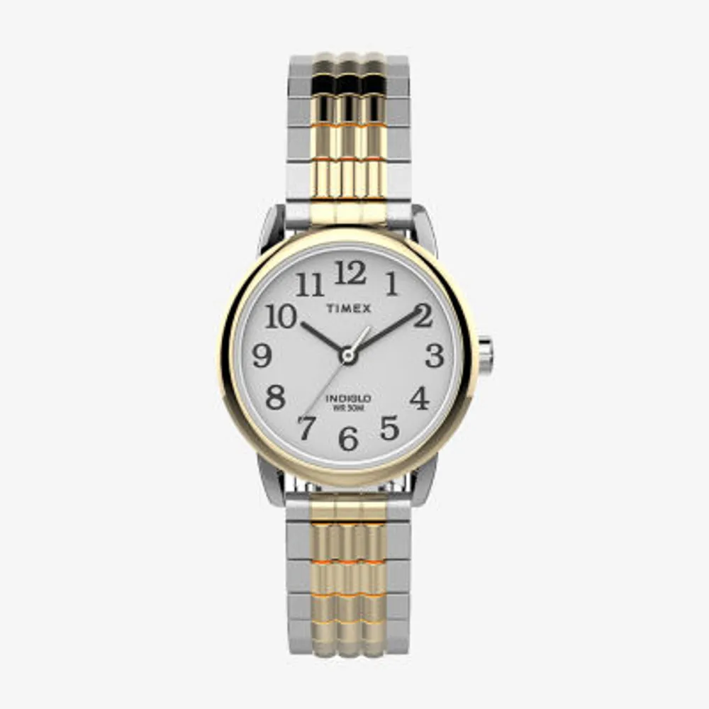 Timex Perfect Fit Unisex Adult Two Tone Stainless Steel Expansion Watch Tw2v05900jt