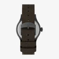 Timex Mens Brown Leather Strap Watch Tw4b23100jt