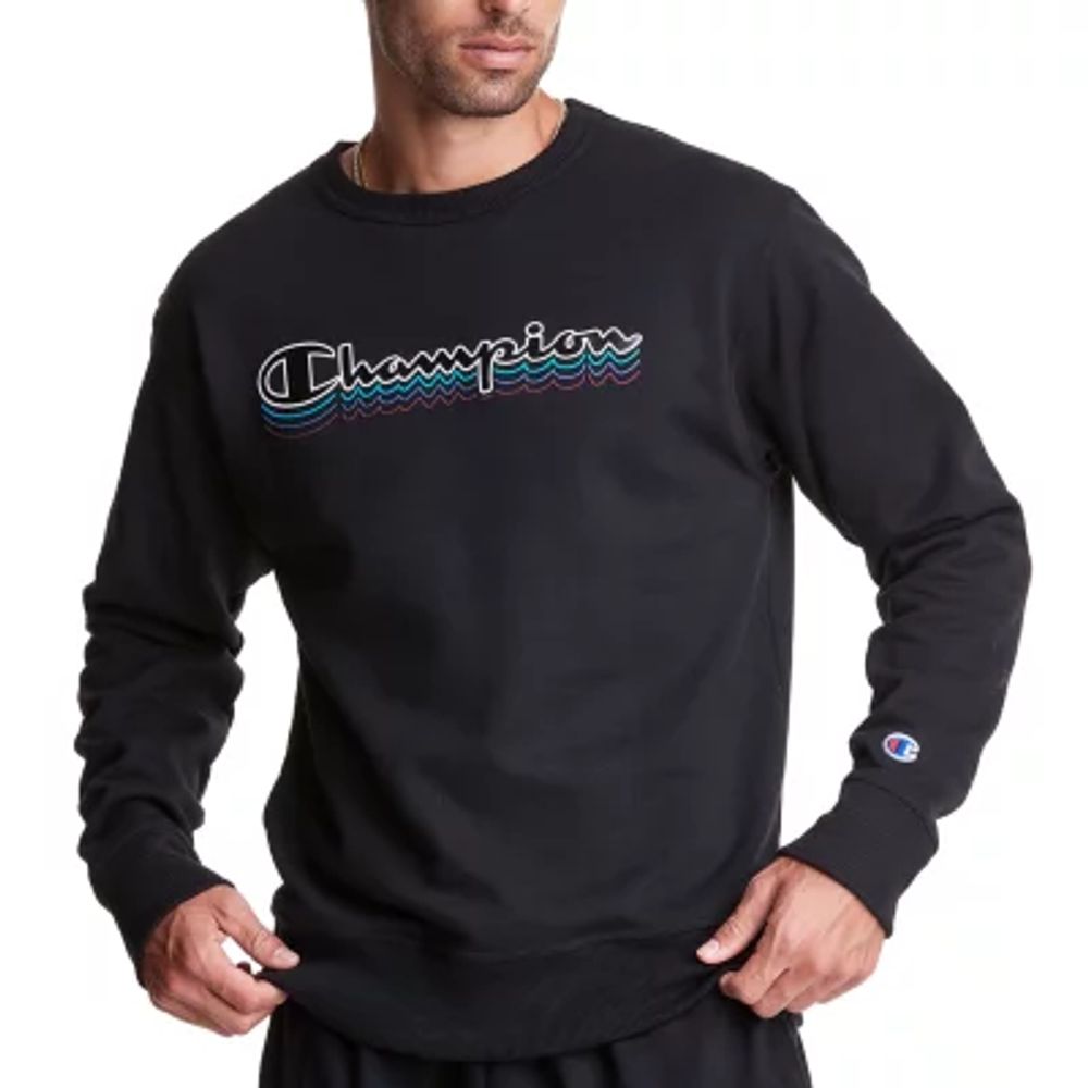 Champion Mens Crew Neck Long Sleeve Sweatshirt