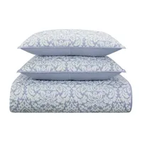 Waverly Dashing Damask 3-pc. + Scroll Quilt Set