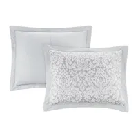 Waverly Dashing Damask 6-pc. + Scroll Midweight Comforter Set