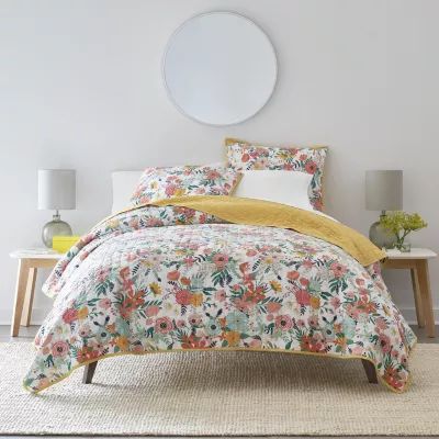 Home Expressions Cadence Floral Quilt Hypoallergenic