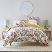 Home Expressions Cadence Floral Quilt Floral Hypoallergenic Quilt